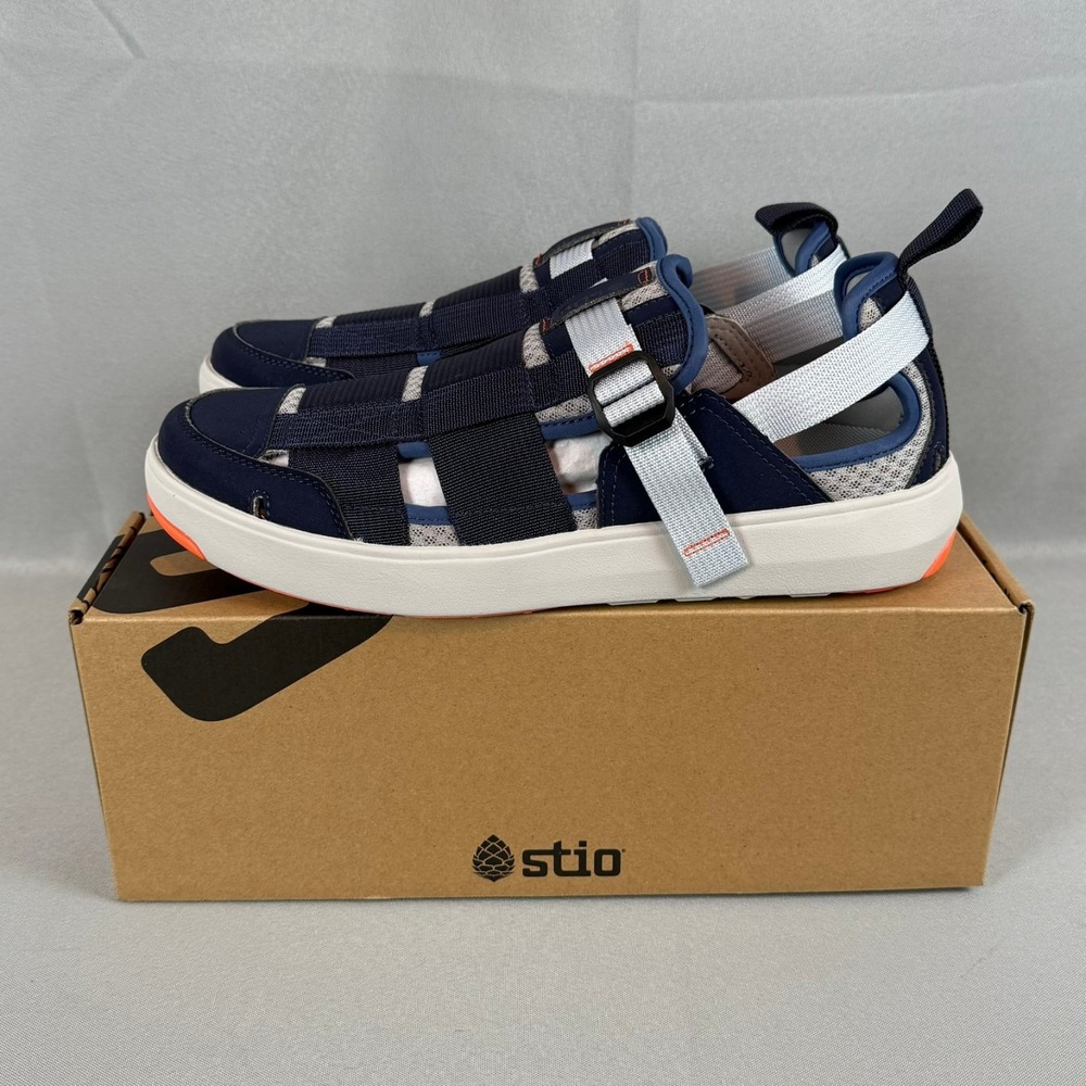 Stio Cut Bank Shoes Mens 11 Maritime Blue Water Sandals Hiking Fishing New NIB